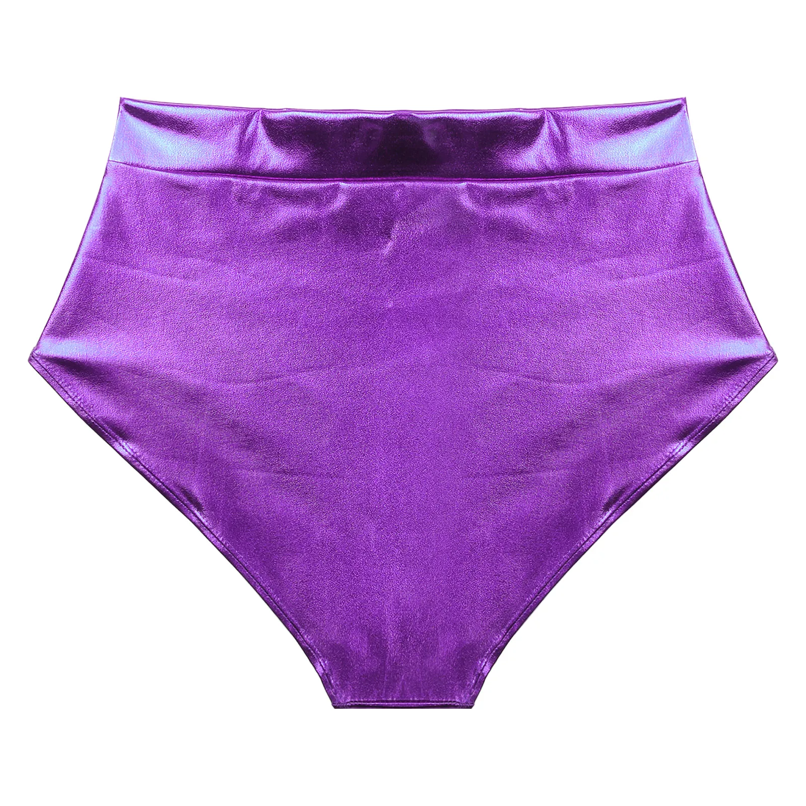 Womens Metallic Booty Shorts Shiny Panties Bikini Briefs Hot Pants Music Festival Rave Pole Dance Bottoms Party Costume Clubwear
