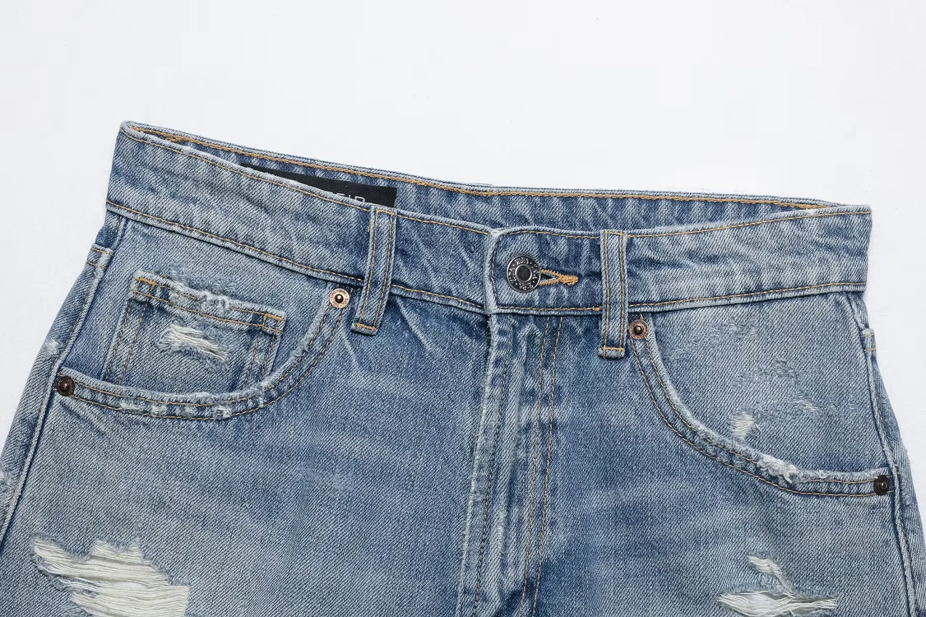 2026 Summer New Women's Hole Shorts Female Fashion High-waisted Casual Short Jeans