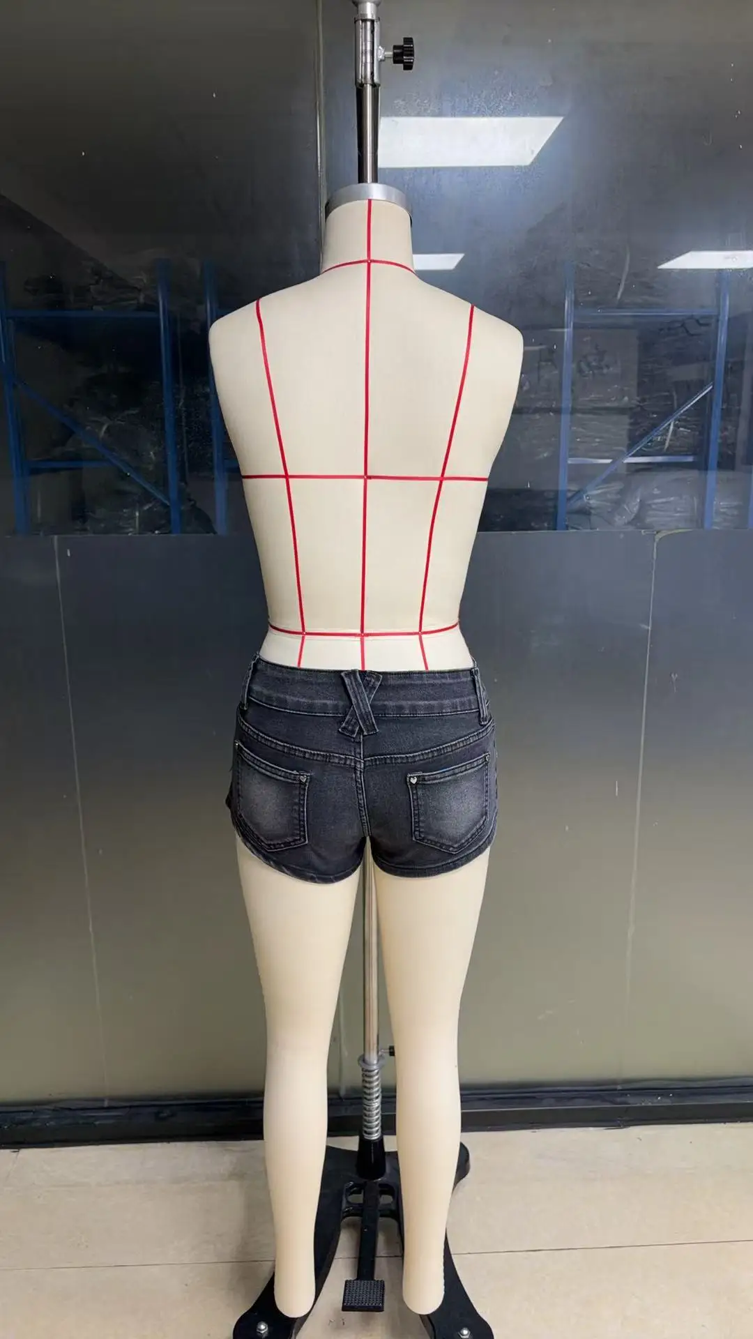 2026 Summer New Women's Sexy Low-rise Tight Elastic Super Short Denim Micro Mini Shorts