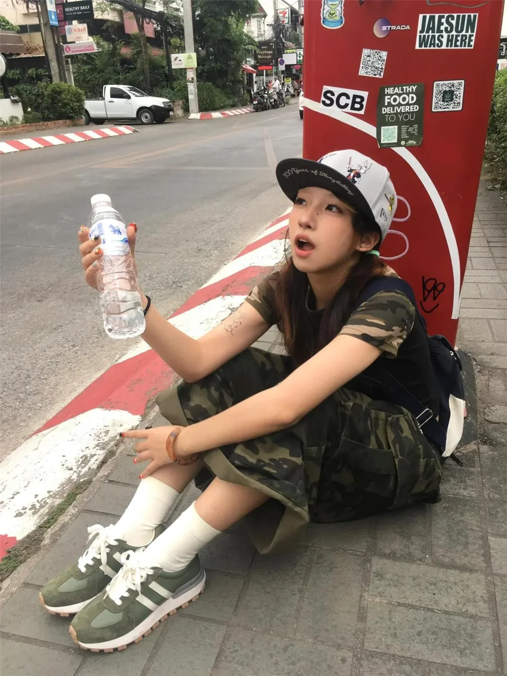 2026 Punk Street Cargo Shorts Woman Casual Summer Camouflage Harajuku Vintage High Waist Loose Y2K Wide Leg Short Women