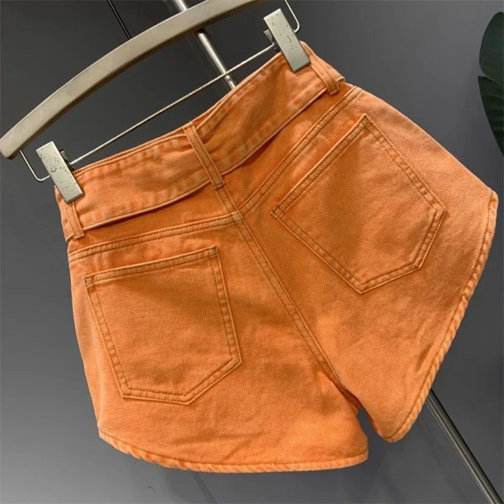 Neploe Slim Short New Spice Girls Femme Pantalon Denim High Waist All-match Trendy Shorts Korea Chic Hip Hop Y2K Goth New Pants
