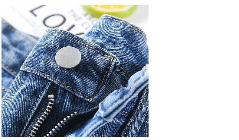 Streamgirl High Waisted Jeans Shorts Women 2025 Vintage Shorts Denim Loose Female Short Straight Jeans Shorts For Women Summer