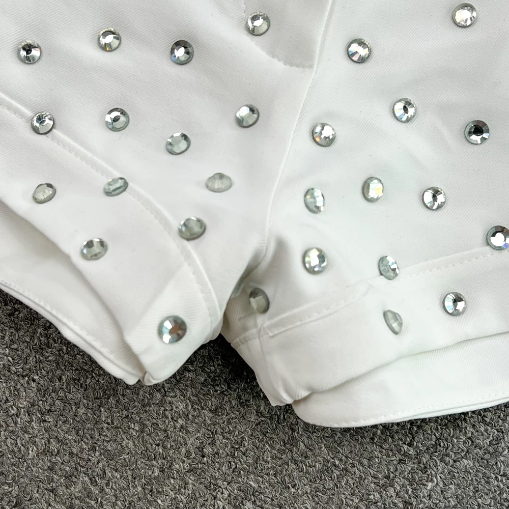 French Chic Summer High Waisted Womens Shorts Sequined Sexy Girl Booty Shorts Streetwear Club Casual Short Pants Dropshipping