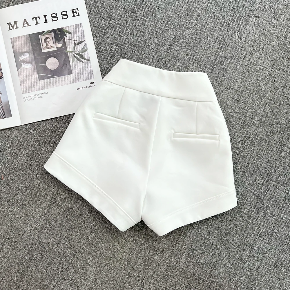 French Chic Summer High Waisted Womens Shorts Sequined Sexy Girl Booty Shorts Streetwear Club Casual Short Pants Dropshipping