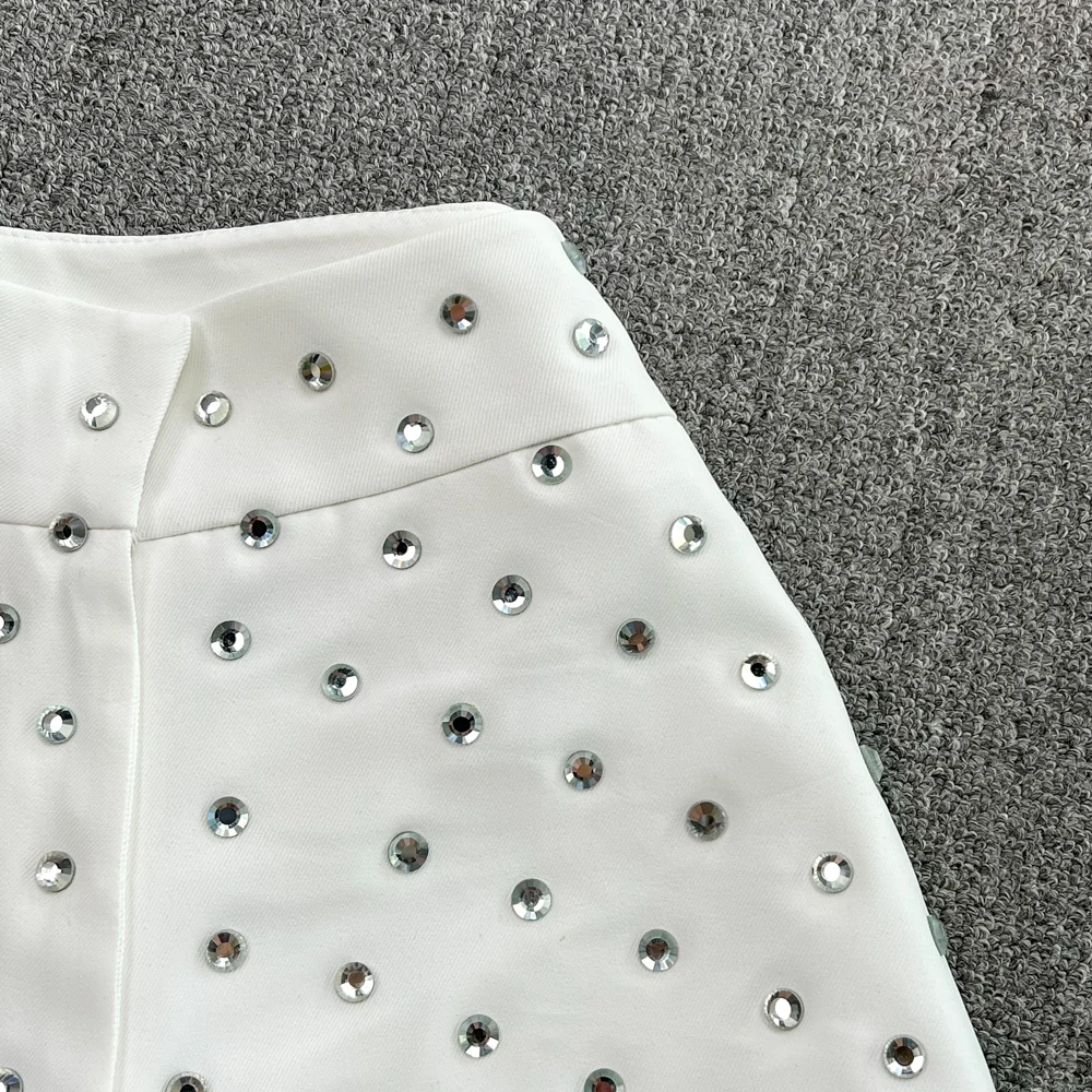 French Chic Summer High Waisted Womens Shorts Sequined Sexy Girl Booty Shorts Streetwear Club Casual Short Pants Dropshipping