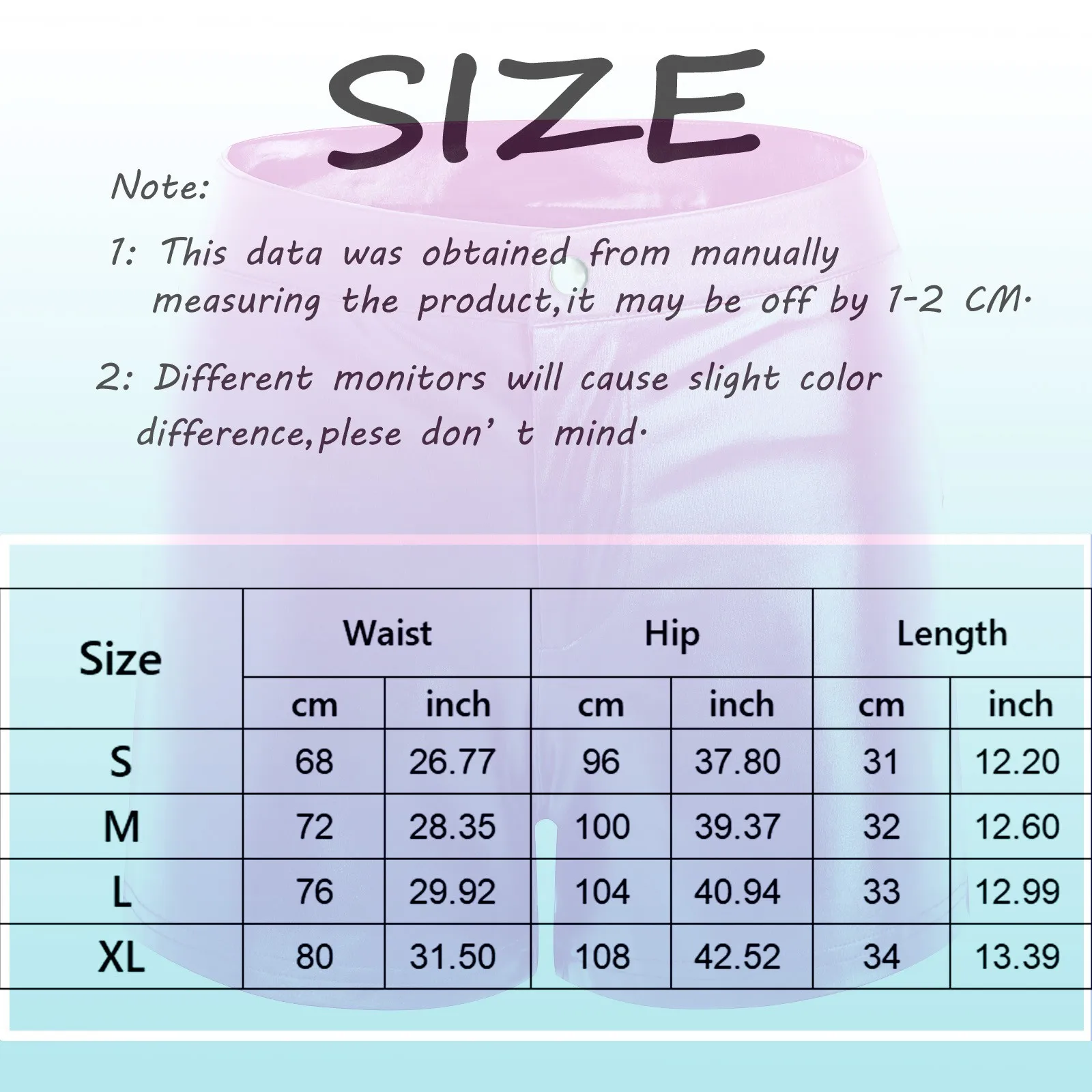 Womens' Shorts Spicy Girls' Patent Leather Tight Fitting Carnival Party Performance Outfit Fashion Casual Metallic Shiny Shorts