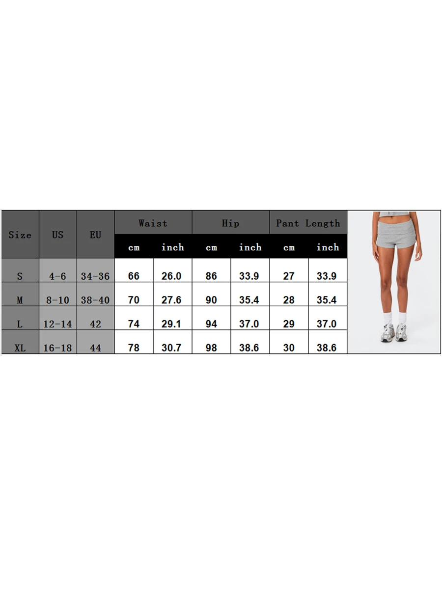 Gaono Kawaii Striped Print Shorts Casual Elastic Low Waist Boyshort Underwear Fairycore Cottage Y2K Retro Comfy Lounge Bottom