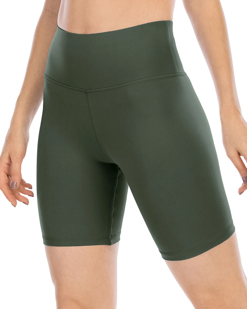 2025 Sexy Gym Shorts Woman Skinny Stretch High Waist Solid Color Shorts Beautiful Coquette Exercise