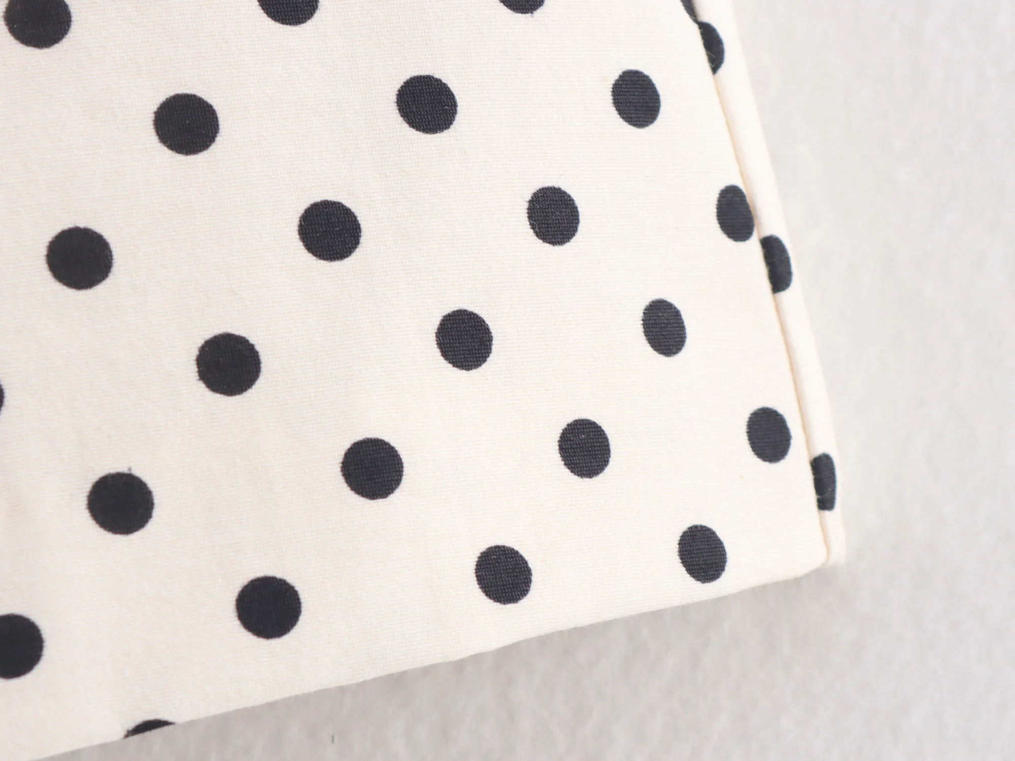 YENKYE 2025 Vintage Polka Dot Shorts Women Mid-rise Casual Summer Short Pants Pantalones Cortos