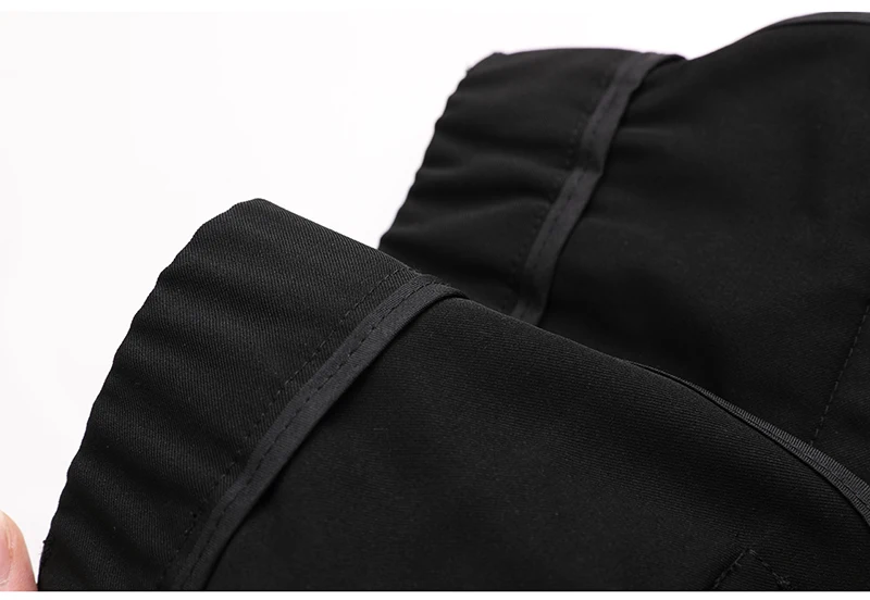 QOERLIN S-4XL Half Shorts Women Bermuda Suit Shorts Elegant Loose Casual High Waist Wide Leg Elastic Waist Black Shorts Summer
