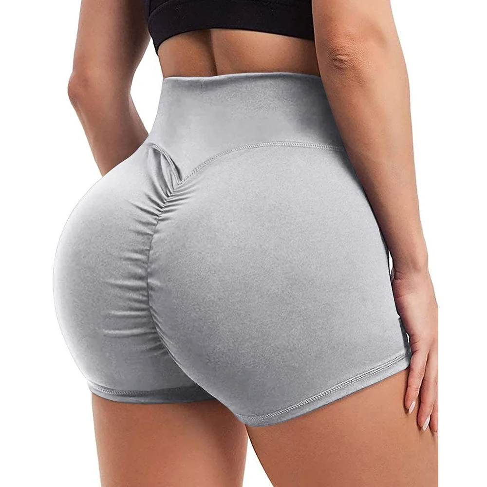 New Women High Waist Honeycomb Yoga Shorts Seamless Workout Elastic Buttocks Sportswear Impact Fitness Leggings Gym
