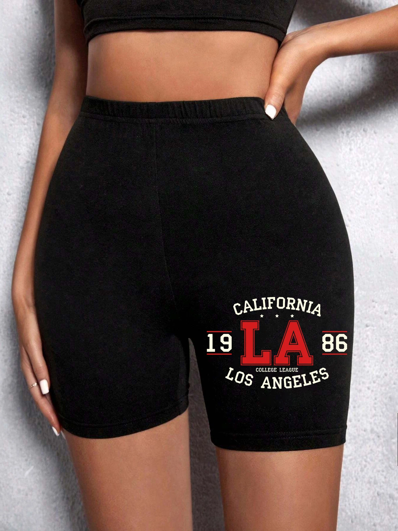 Summer Womens Sports Shorts New York The Emipure City Letter Printing Fitness Short Pantsstretch Thin Soft Female Sport Swear