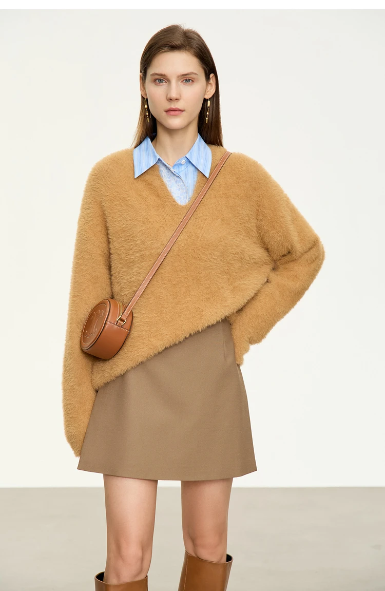 AMII Minimalist Casual Shorts Skirts Women High Waist 2026 Summer Fashion Office Lady Commuter A-Line Mini Skirt 12343035