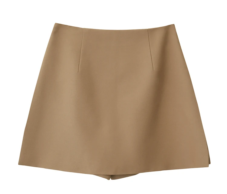 AMII Minimalist Casual Shorts Skirts Women High Waist 2026 Summer Fashion Office Lady Commuter A-Line Mini Skirt 12343035