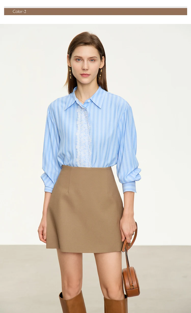AMII Minimalist Casual Shorts Skirts Women High Waist 2026 Summer Fashion Office Lady Commuter A-Line Mini Skirt 12343035