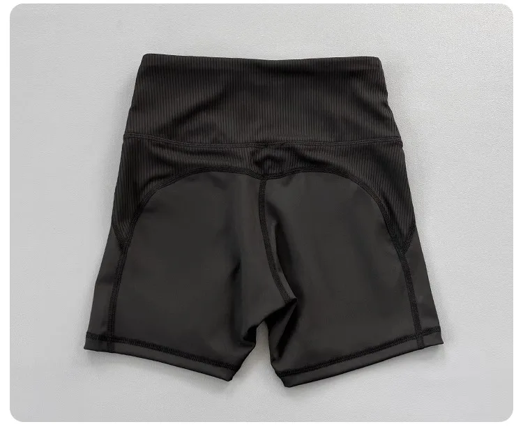 Naked Sports Three Quarter Pants for Women Summer Outdoor Running Quick Drying Fitness Shorts High Waisted Yoga Pants