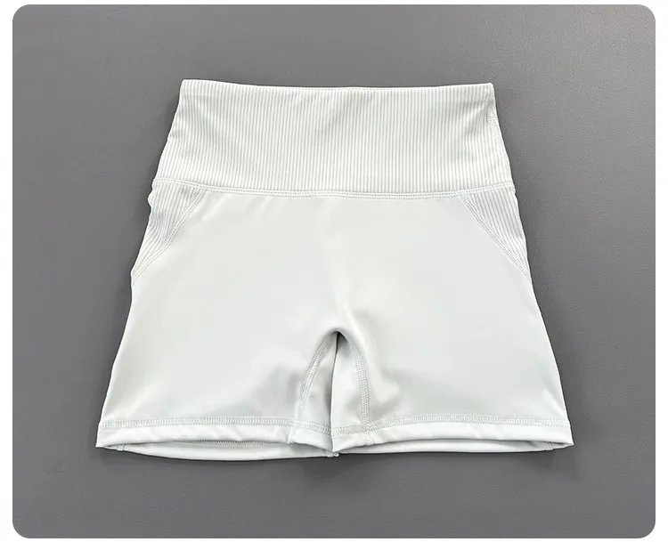 Naked Sports Three Quarter Pants for Women Summer Outdoor Running Quick Drying Fitness Shorts High Waisted Yoga Pants