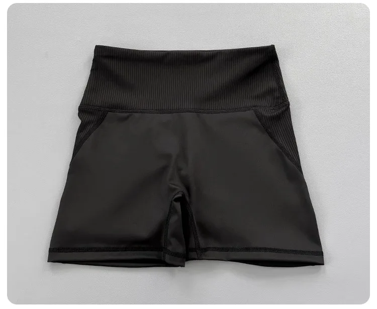 Naked Sports Three Quarter Pants for Women Summer Outdoor Running Quick Drying Fitness Shorts High Waisted Yoga Pants