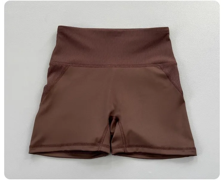 Naked Sports Three Quarter Pants for Women Summer Outdoor Running Quick Drying Fitness Shorts High Waisted Yoga Pants