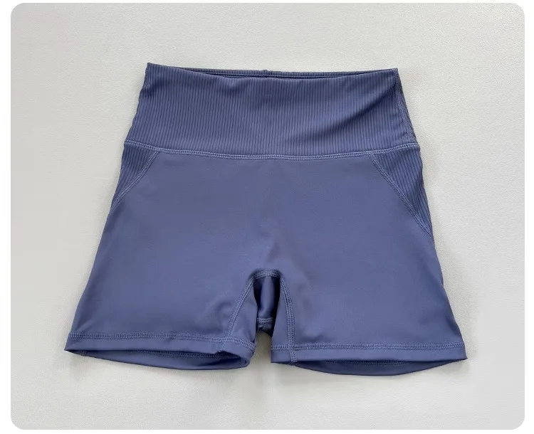 Naked Sports Three Quarter Pants for Women Summer Outdoor Running Quick Drying Fitness Shorts High Waisted Yoga Pants