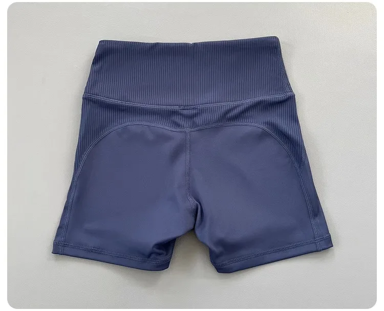 Naked Sports Three Quarter Pants for Women Summer Outdoor Running Quick Drying Fitness Shorts High Waisted Yoga Pants