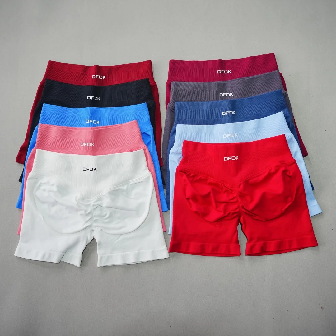 DFHE Camisole Fitness Shorts, High Waisted and Hip Lifting Yoga Shaping Shorts, Breathable Sports Running Fitness Shorts