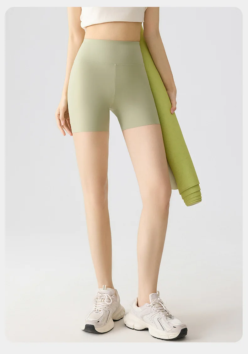 BIVIGAOS Summer Multicolor High Waist Sharkskin Mini Shorts Women Sexy Tight Casual Hot Shorts Thin Sport Fitness Biker Shorts
