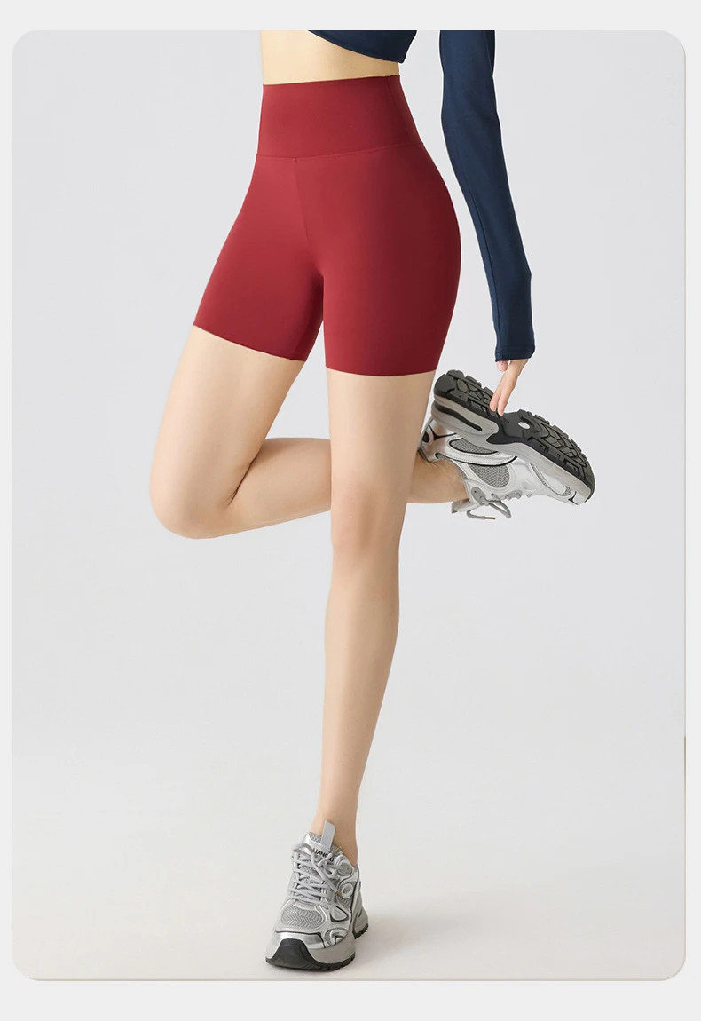 BIVIGAOS Summer Multicolor High Waist Sharkskin Mini Shorts Women Sexy Tight Casual Hot Shorts Thin Sport Fitness Biker Shorts