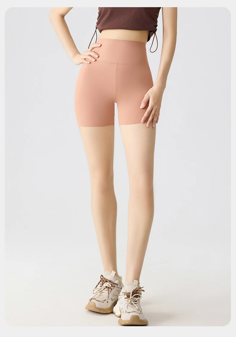BIVIGAOS Summer Multicolor High Waist Sharkskin Mini Shorts Women Sexy Tight Casual Hot Shorts Thin Sport Fitness Biker Shorts
