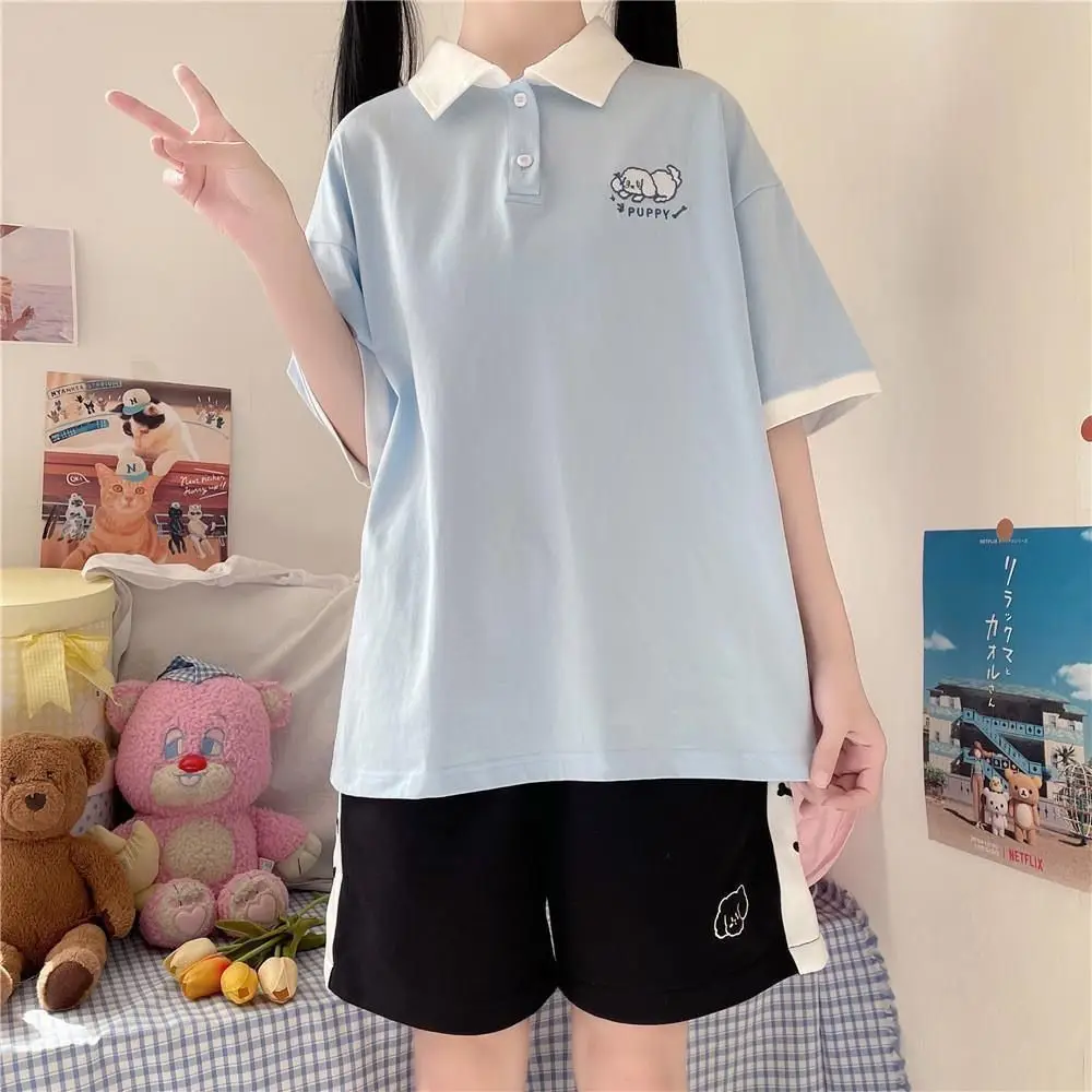 HOUZHOU Japanese 2000s Style Y2k Shorts Baggy Kawaii Harajuku Sweatpants Cute Sweet Sports Pants Oversize Korean Fashion Summer
