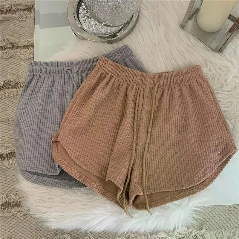Women Gym Fitness Running Shorts Women's Summer Thin Style Loose Casual Large Size Wide Leg High Waist A-word Sports Hot Pants