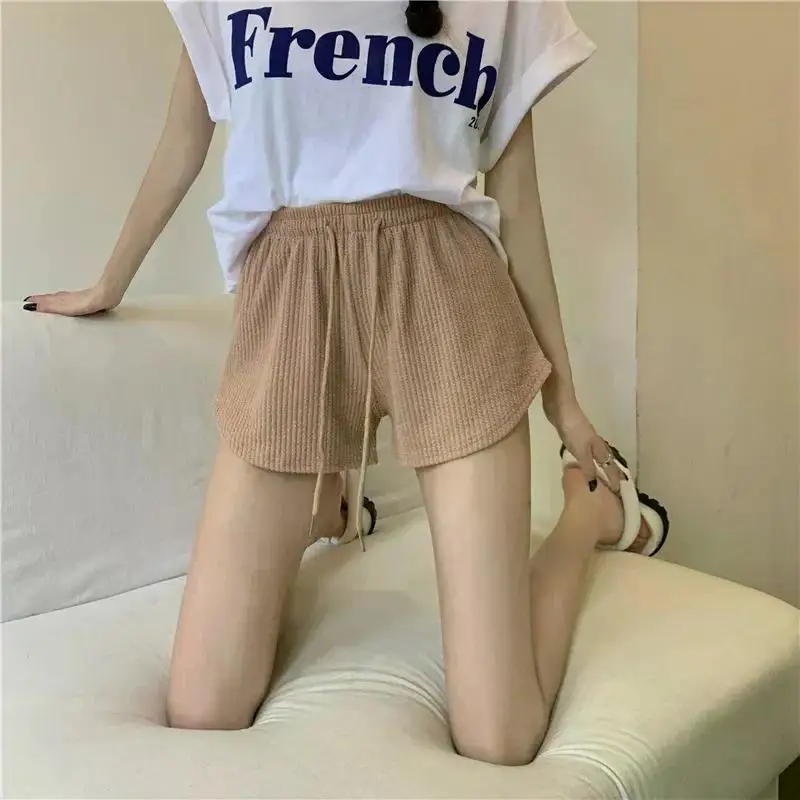 Women Gym Fitness Running Shorts Women's Summer Thin Style Loose Casual Large Size Wide Leg High Waist A-word Sports Hot Pants