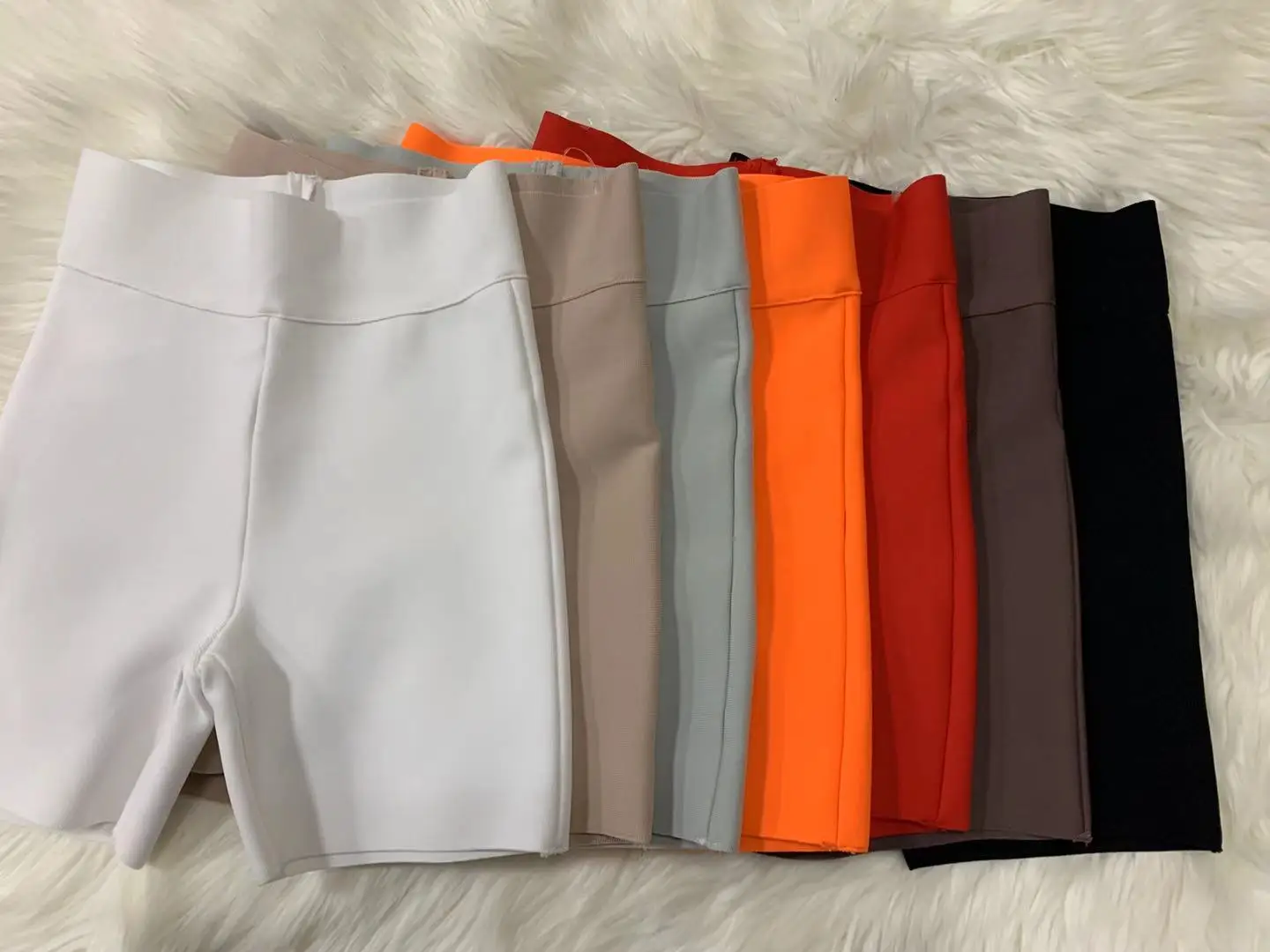 High Quality Women Sports Outfit Female Yoga Gym Fitness Black Gray White Running Rayon Bandage Shorts Pants