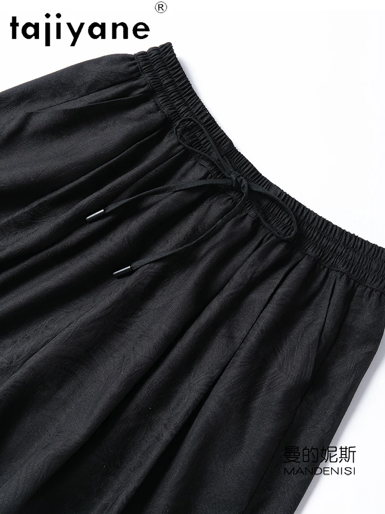 TAJIYANE 100% Natural Mulberry Silk Shorts Woman Summer Baggy Short Fashion Casual Short Pants Women Clothing 2025 Шорты Женский