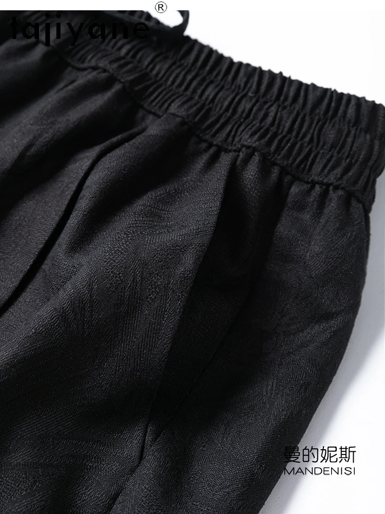 TAJIYANE 100% Natural Mulberry Silk Shorts Woman Summer Baggy Short Fashion Casual Short Pants Women Clothing 2025 Шорты Женский