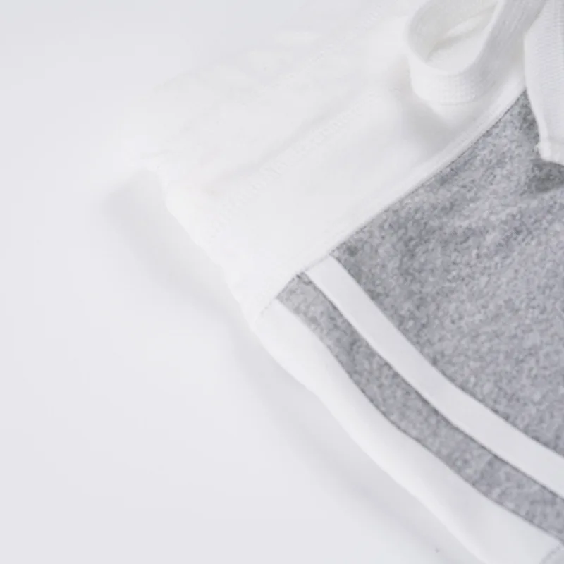 Women's Street Style Color Matching Letter Printing Shorts Casual Sports Drawstring Waist Navel Shorts
