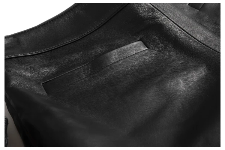 Metallic Genuine Leather Shorts for Women Splendid Korean Style Y2k Hot Micro Thin Pants Girls Casual Low Waist Slim Booty Skort