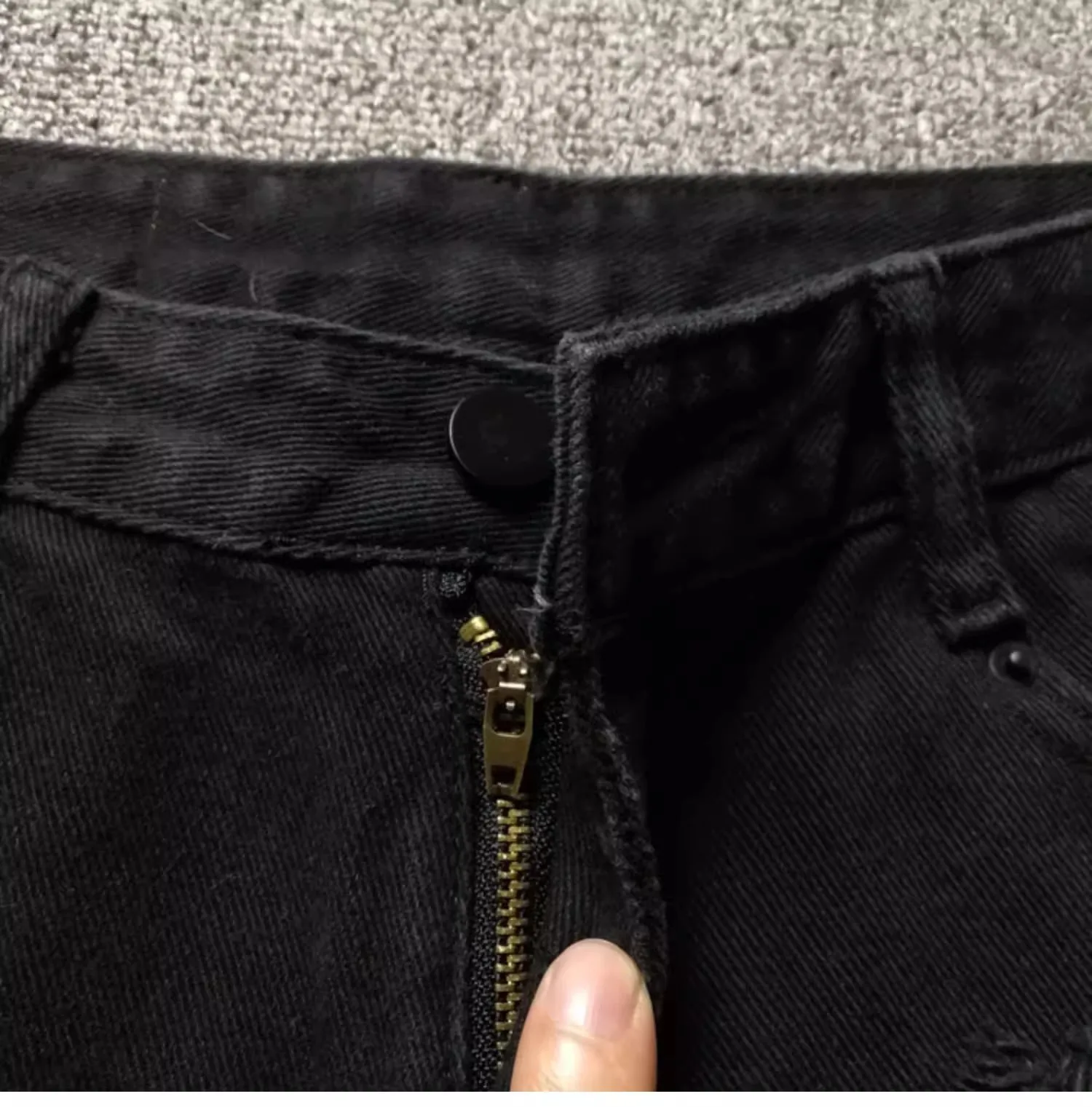 Black Denim Super Shorts Women Summer New Low-rise Ripped Shorts Crimped Sexy Hot Pants