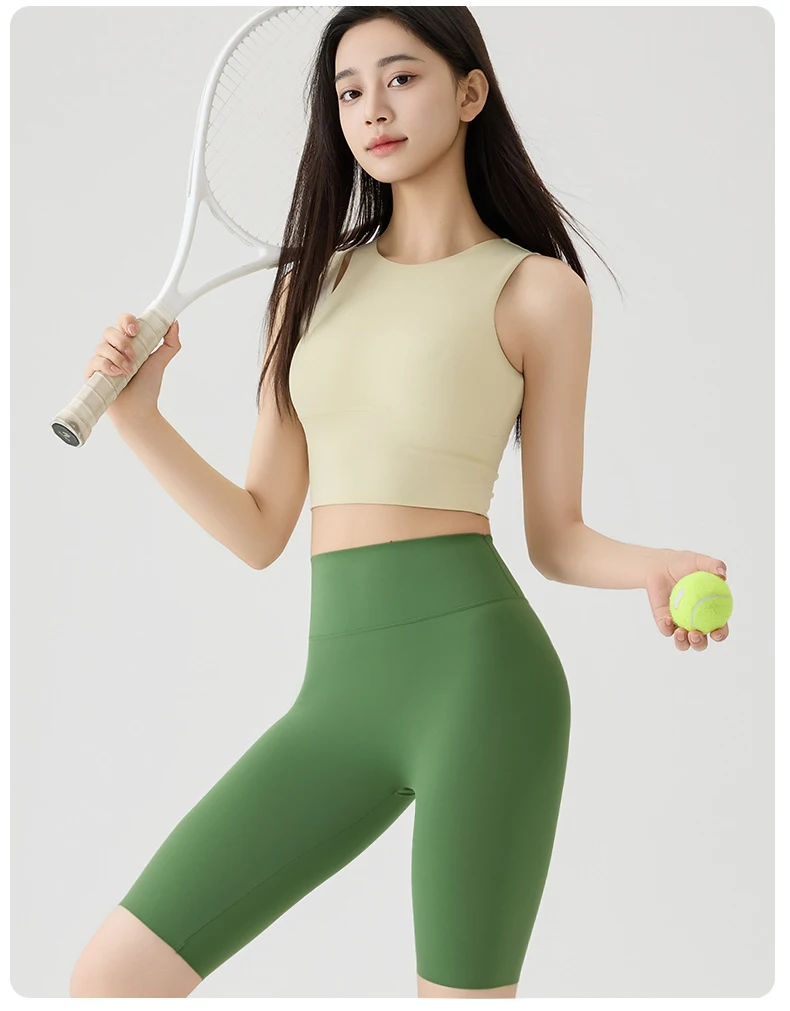 BIVIGAOS Summer Thin Seamless Sharkskin Cycling Shorts Women Tight Elastic Sport Fitness Running Biker Shorts Slim Sexy Shorts