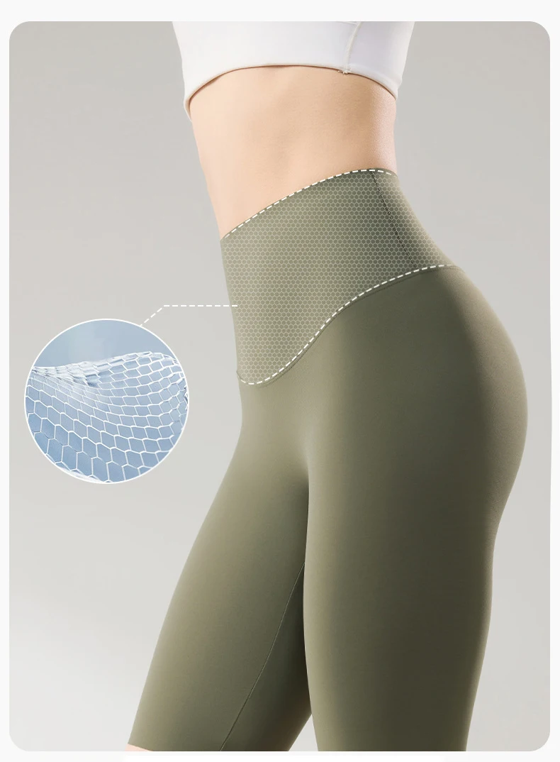 BIVIGAOS Summer Thin Seamless High Waist Sharkskin Bicycle Shorts Women Knee Length Tight Biker Shorts Sport Short Leggings