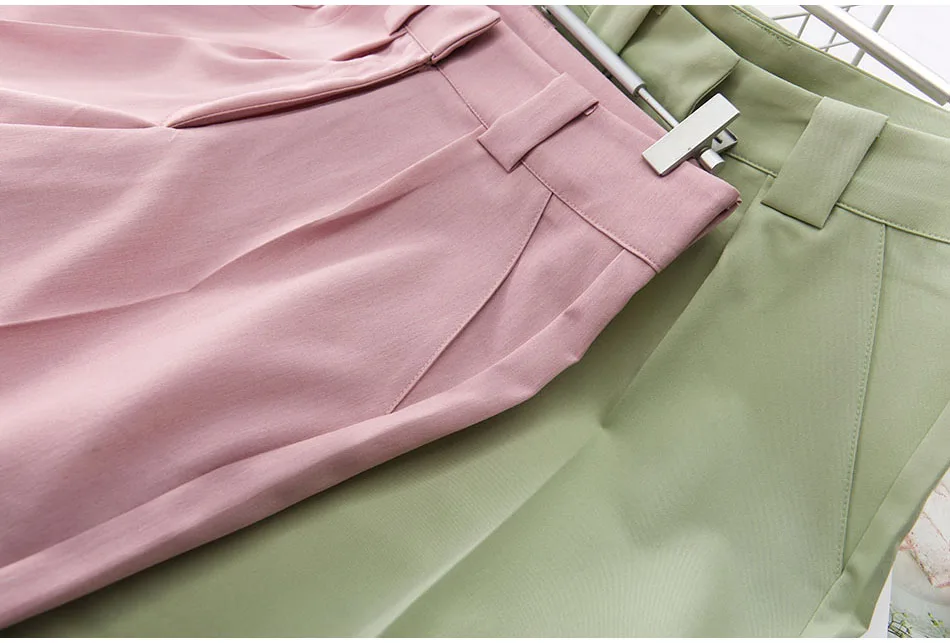 Summer Women's Shorts 2025 Casual Loose Wide Leg Long Shorts Pockets Office Solid Knee-length Oversize Shorts for Women