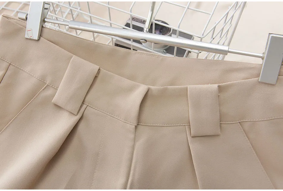 Summer Women's Shorts 2025 Casual Loose Wide Leg Long Shorts Pockets Office Solid Knee-length Oversize Shorts for Women