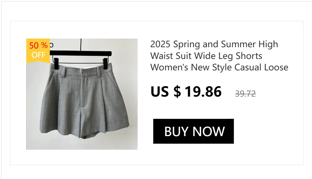 iyundo Luxury Elegant Woman Shorts Women's 2026 Spring Summer Striped Balloon Shorts Casual Wide Leg Paperbag Waist Office Pants
