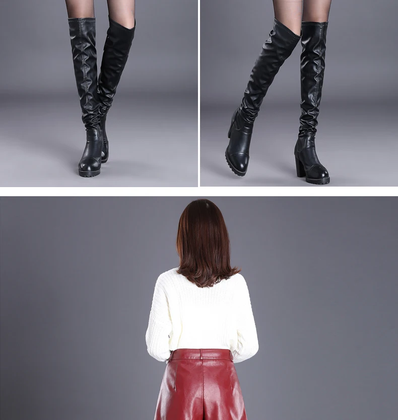 ZUZK Women Short Pu Leather Shorts 2024 Fall Winter All-Match Shorts Female High Waist Ladies Casual Shorts Boots Shorts 5XL