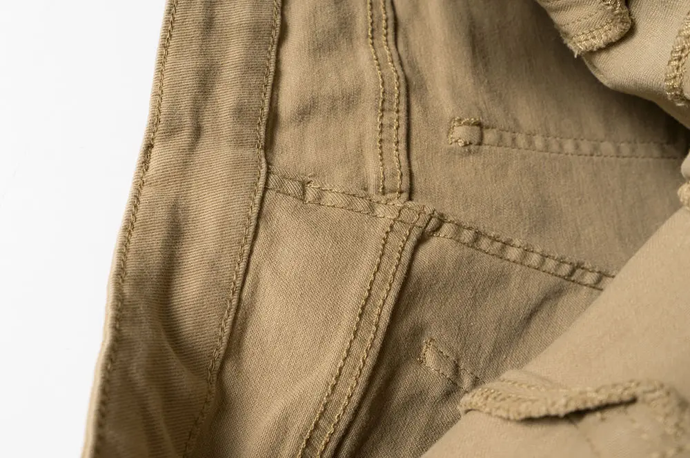American Vintage Belt Trim High Waist Large Pockets Cargo Shorts Women A-line Long Legs Khaki Casual Shorts Hot Short Pant Chic