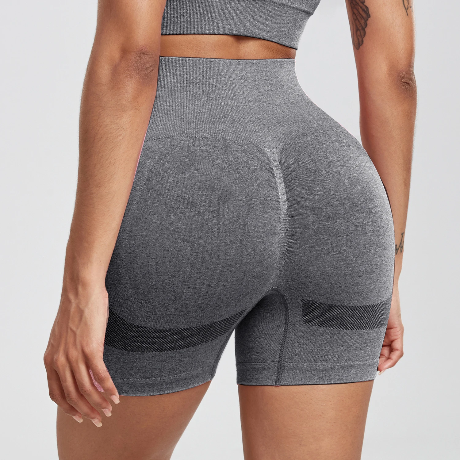TieDye Sexy Gym Summer Shorts Woman Casual High Waist Outdoors Sport Seamless Shorts Push Up Fitness