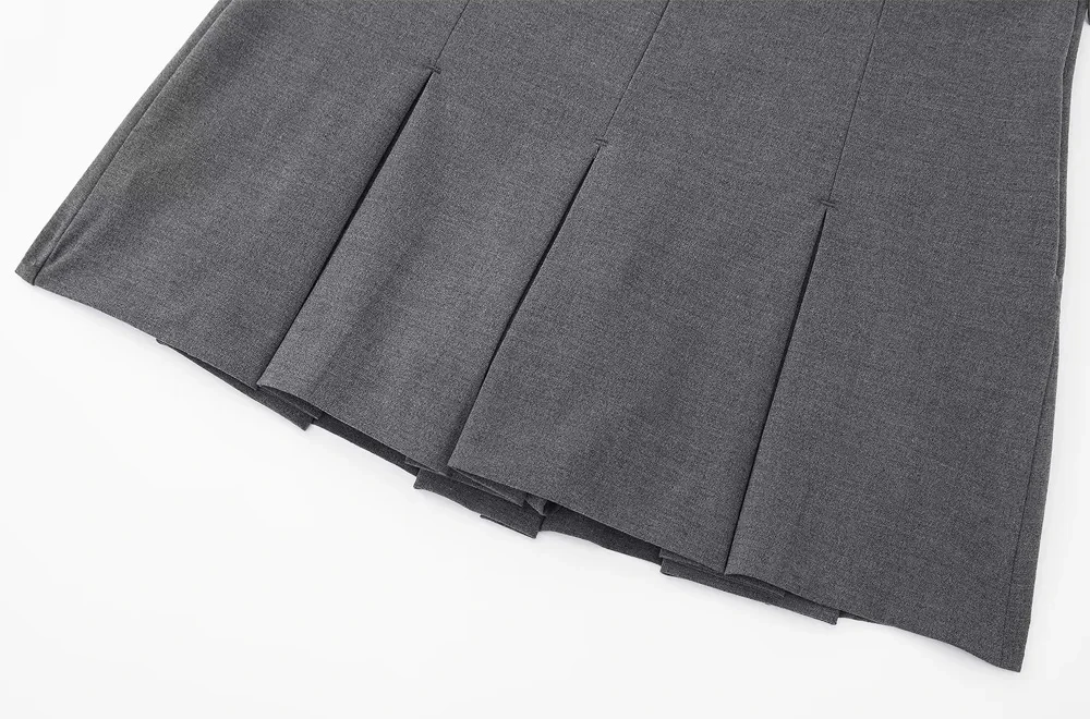 MUJER Pleated Skirt Shorts for Women Black High Waist Female Shorts Summer Basic Mini Shorts Women Streetwear Skort for Women