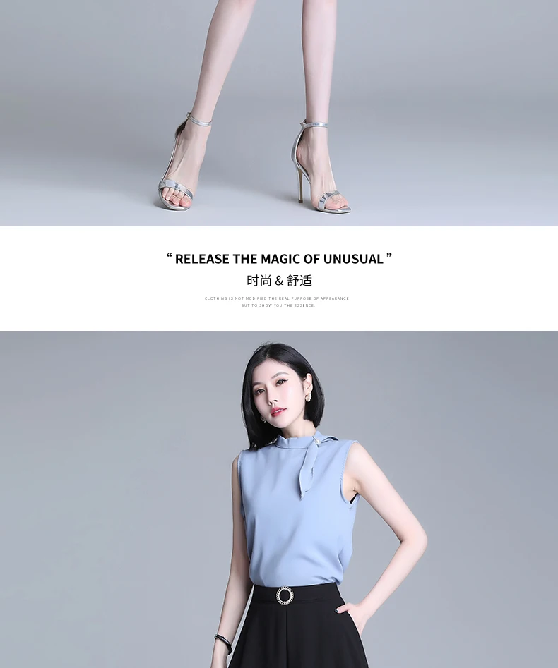 ZUZK Women Loose Cool Casual Chiffon Wide Leg Shorts Summer Comfortable Elastic High Waist Elegant Short Pants Skirt