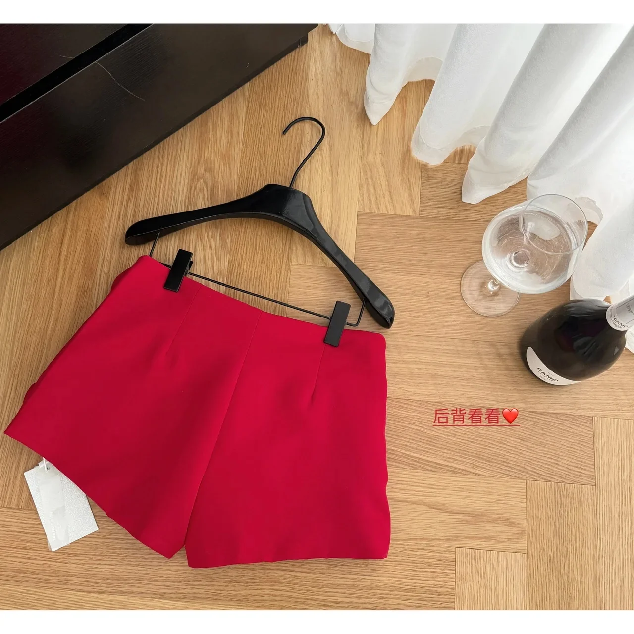 SMTHMA New Autumn Small Fragrance Style 3D Three-Dimensional Rose Flower Short Women's Elegant Temperament Runway Shorts