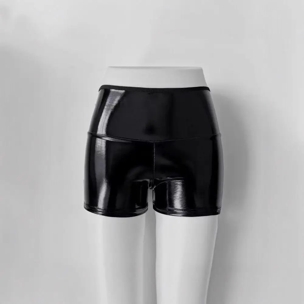 2026 High Waist PU Leather Shorts Women Hot Pants Stretchy Skinny Short Pant for Nightclub Party Woman